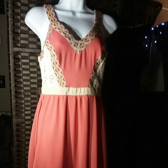 Margo and Sebastian Dresses & Skirts - Sz 12 Jr (Juniors) Apricot Dress